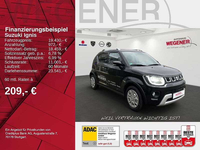 Suzuki Ignis COMFORT+ NAVI SITZH LED KEYLESS DAB