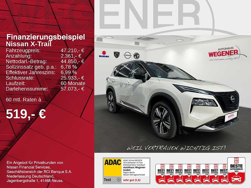 Nissan X-Trail 1.5 VC-T e-POWER 204 PS TEKNA+ Pano Bose Navi CarPlay CarWifi Head-up-Display LE