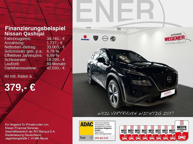 Nissan Qashqai 1.5 VC-T e-POWER N-CONNECTA Elektrische Heckklappe, Beheizbare Frontscheibe, Len