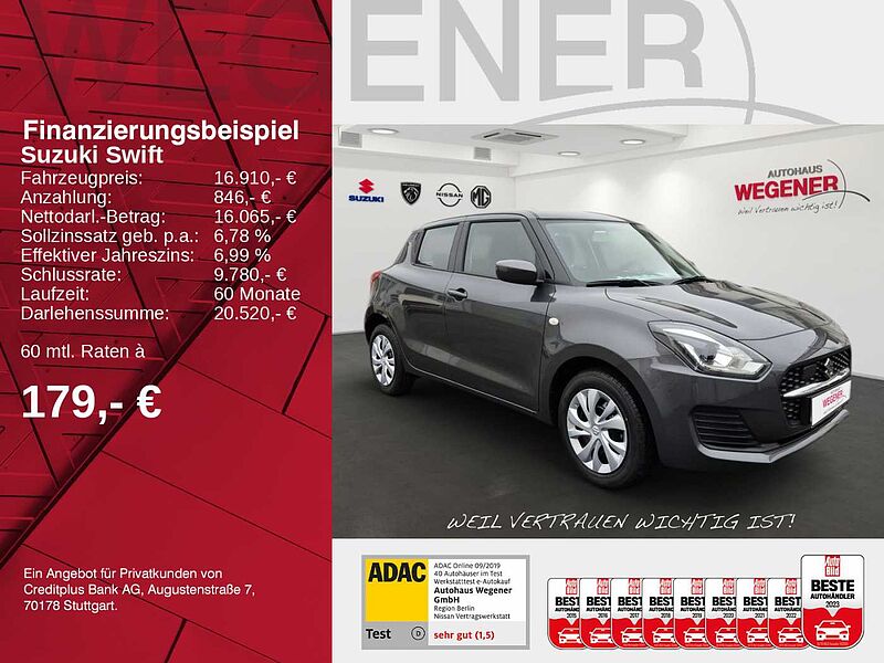 Suzuki Swift CLUB HYBRID KLIMA CD RADIO TEMPOMAT