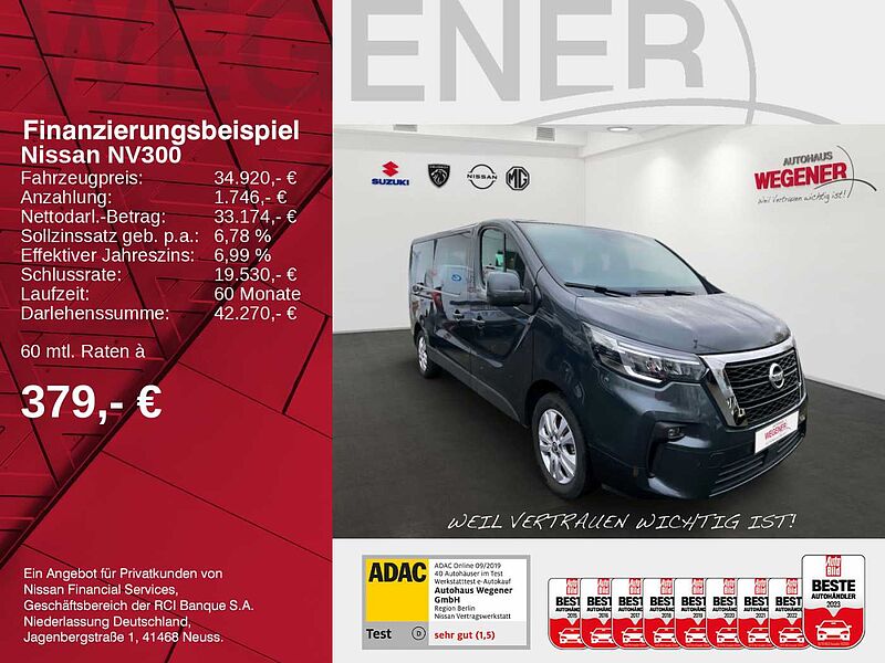 Nissan NV300 Tekna+Automatik+Keyless+Kamera+SHZ