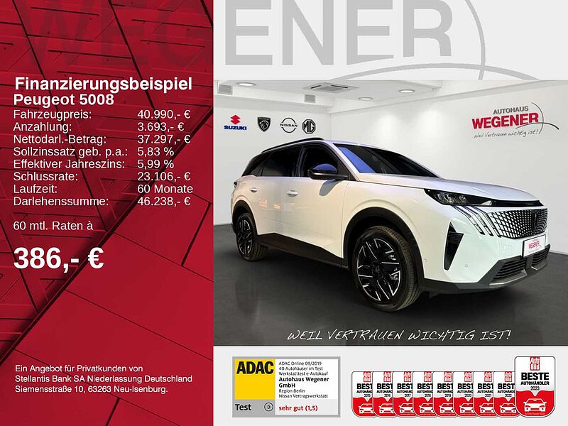 Peugeot 5008 Allure HYBRID 136 e-DSC *Kamera*21'Curved*