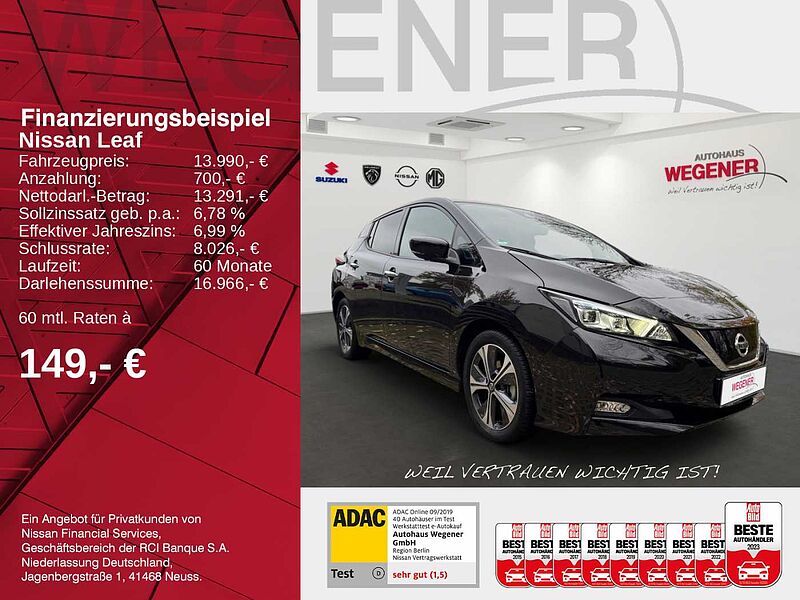 Nissan Leaf (ZE1) MY21 WINTER*360°*SHZ*LED*CARPLAY*NAVI