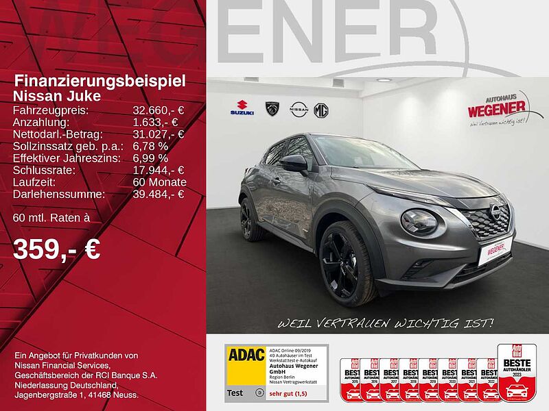 Nissan Juke 1.6 HYBRID 143 PS 4AMT